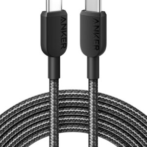 Anker USB C Cable, USB C to USB C Cable (3ft,2Pack), (60W/3A) USB C Charger Cable Fast Charge for iPhone 15/15Pro/15Plus/15ProMax, Samsung Galaxy S23, iPad Pro 2021, iPad Air 4, MacBook Pro 2020