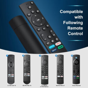 Replacement Remote for All Insignia/Toshiba/Pioneer Smart TVs (Not for Fire Stick)
