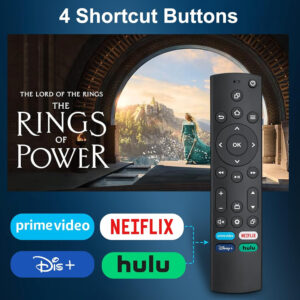 Replacement Remote for All Insignia/Toshiba/Pioneer Smart TVs (Not for Fire Stick)