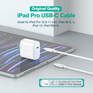 USB C to USB C Cable for MacBook Air MacBook Pro Charger, iPad Pro 12.9 11 inch, iPad Air 5 4, Mini 6, iPhone 15/15 Pro/15 Plus/15 Pro Max, Google Pixel, Samsung, Type C Fast Charging Cord 6.6FT