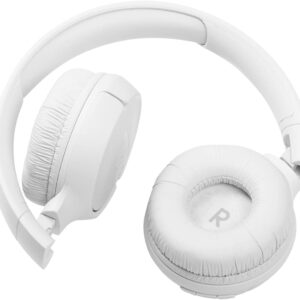 JBL Tune 510BT: Wireless On-Ear Headphones with Purebass Sound - White, Medium