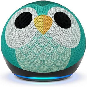 Echo Dot (5th Gen, 2022 release) Kids | Designed for kids, with parental controls | Owl