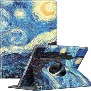 Fintie Rotating Case for iPad 9th Generation (2021) / 8th Generation (2020) / 7th Gen (2019) 10.2 Inch - 360 Degree Rotating Stand Cover with Pencil Holder, Auto Wake Sleep, Purple