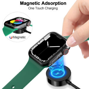 𝟮𝟬𝟮𝟯 𝐔𝐩𝐠𝐫𝐚𝐝𝐞𝐝 for Apple Watch Charger Magnetic Fast Charging Cable [Portable] Magnetic Wireless Charging Compatible with iWatch Series Ultra/9/8/7/6/SE/SE2/5/4/3/2-[3.3FT] White