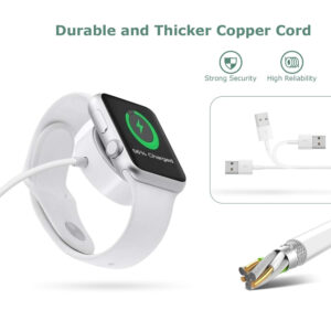 DDUAN Upgrade Watch Charger 5.0 ft /1.5 m for iWatch Portable Wireless Charging Cable Compatible with Apple Watch Series 9/8/7/6/SE2/SE/5/4/3/2/1