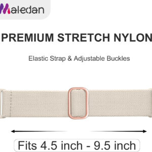 Maledan 10 Pack Stretchy Solo Loop Compatible with Apple Watch Band 38mm 40mm 41mm 42mm 44mm 45mm 49mm Women Men,Soft Nylon Elastic Braided Strap Wristband for iWatch Series Ultra 9 8 7 6 5 4 3 2 1 SE