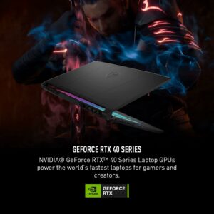 MSI Katana 15 15.6" 144Hz FHD Gaming Laptop: 13th Gen Intel Core i7, RTX 4070, 16GB DDR5, 1TB NVMe SSD, USB-Type C, Cooler Boost 5, Win11 Home: Black B13VGK-484US